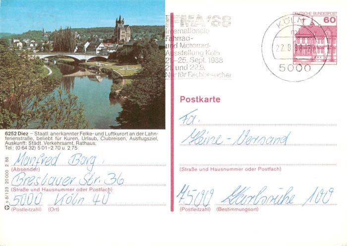 Diez Lahn Partie an der Lahn