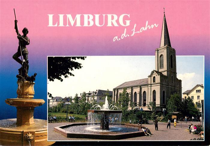 Limburg  Lahn Brunnen Kirche