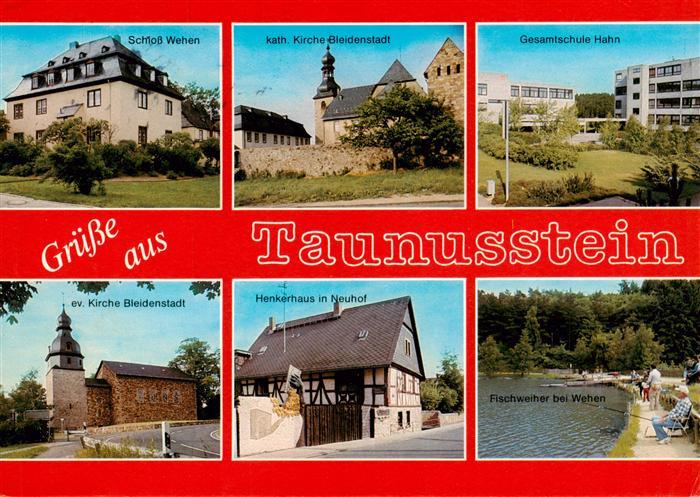 Bleidenstadt Taunusstein Schloss Wehen Kath Kirche Gesamtschule Hahn Henkerhaus