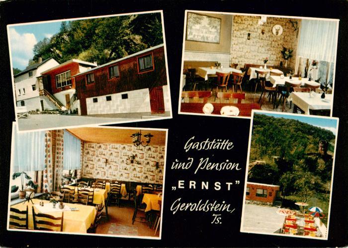 Geroldstein Gaststaette Pension Ernst Gastraeume Terrasse