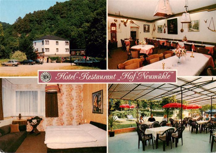 Michelbach Aarbergen Hotel Restaurant Hof Neumuehle Gastraum Zimmer Terrasse