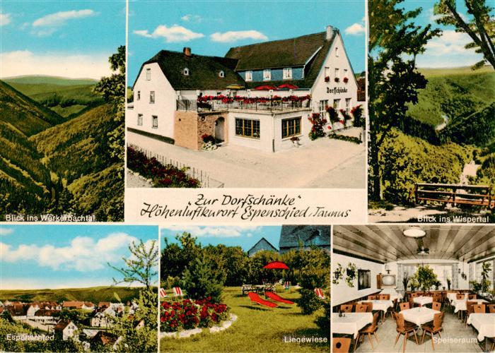 Espenschied Lorch Gaststaette Pension Zur Dorfschaenke Werkerbachtal Wispertal E