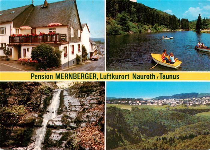 Nauroth Heidenrod Pension Mernberger Wasserfall Seepartie Panorama