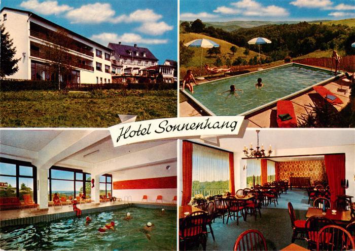 Espenschied Lorch Hotel Sonnenhang Frei und Hallenbad Gastraum