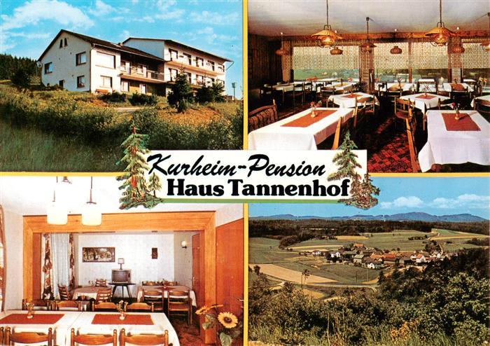 Gladenbach Hessen Kurheim Pension Haus Tannenhof Restaurant Panorama Kneipp- und