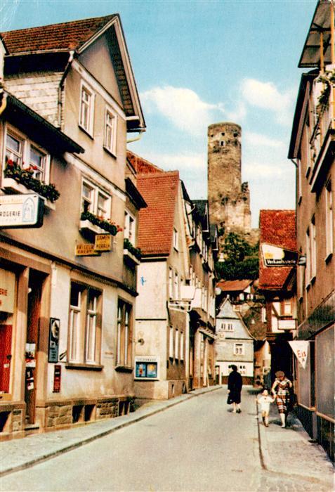 Eppstein Taunus Haupststrasse mit Burgruine