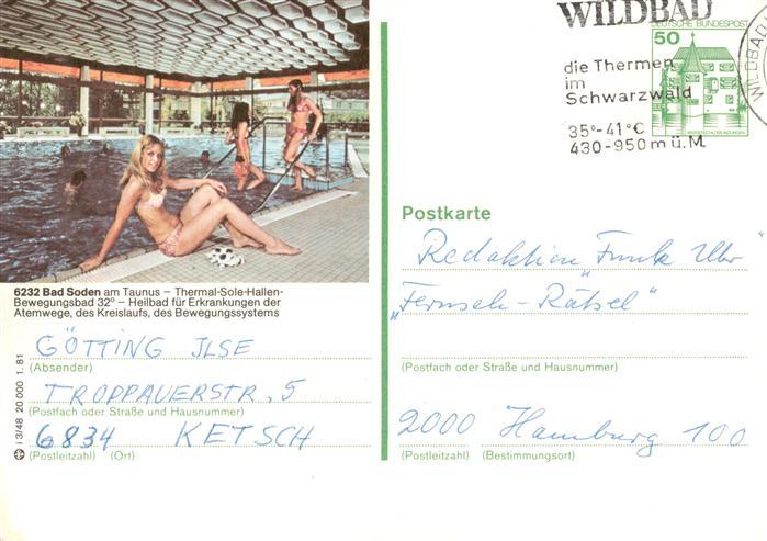 Bad Soden  Taunus Thermal Sole Hallenbad