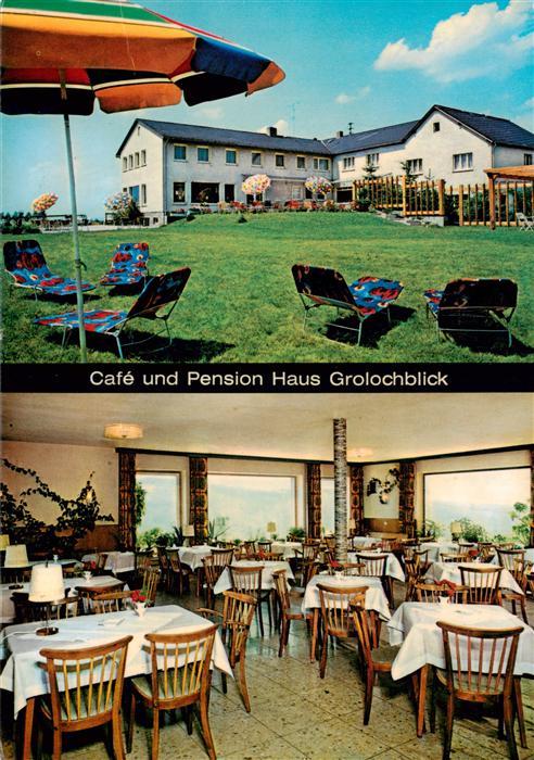 Presberg Rheingau Ruedesheim Cafe Pension Haus Grolochblick Gastraum