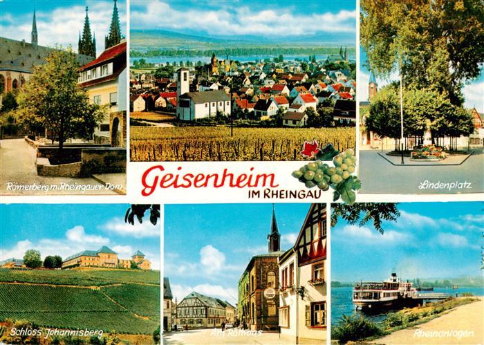 Geisenheim Rheingau Roemerberg Rheingauer Dom Lindenplatz Schloss Johennisberg R