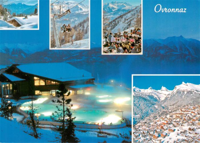 Ovronnaz VS Vue d’ensemble Vue aerienne