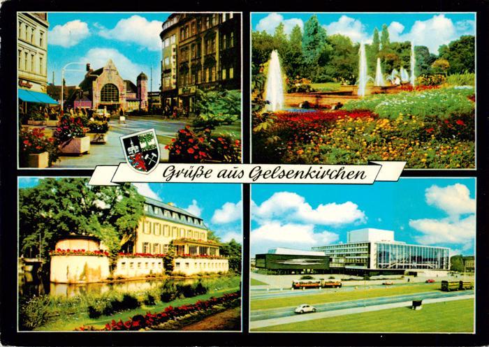 GELSENKIRCHEN NRW Bahnhof Stadtgarten Schloss Berge Staedt Buehnen