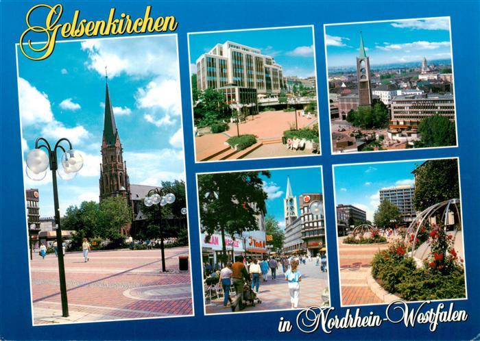 GELSENKIRCHEN NRW Kirche Stadtansichten