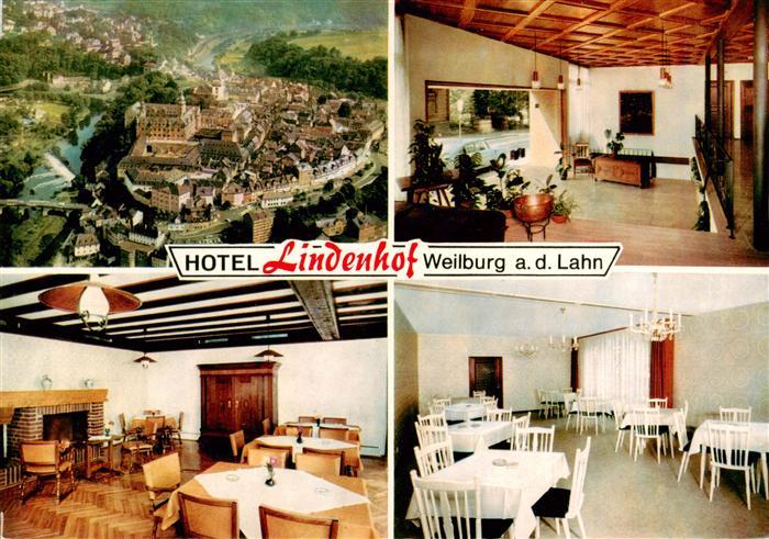 Weilburg Fliegeraufnahme Hotel Lindenhof Gastraeume