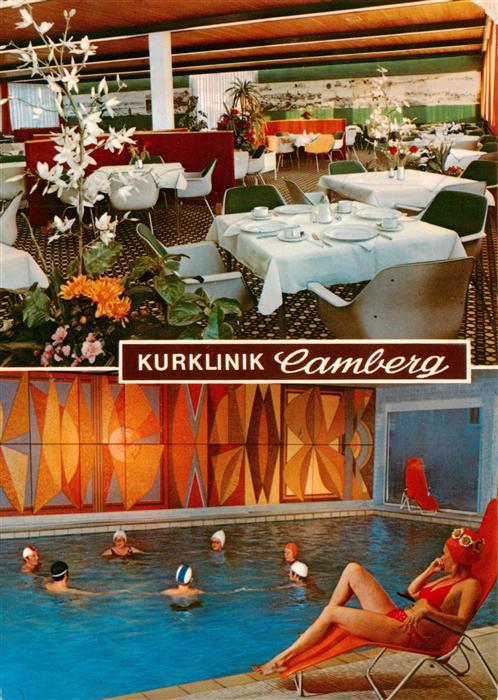 Camberg Bad Kurklinik Camberg Speisesaal Hallenbad