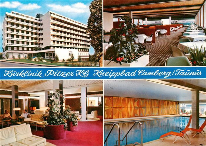 Camberg Bad Kurklinik Pitzer KG Speisesaal Foyer Hallenbad