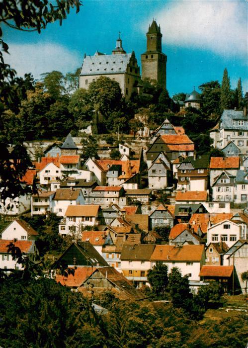 Kronberg  Cronberg Taunus Ortsansicht mit Burg