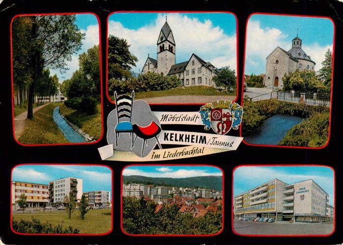 Kelkheim Orts und Teilansichten Kirchen