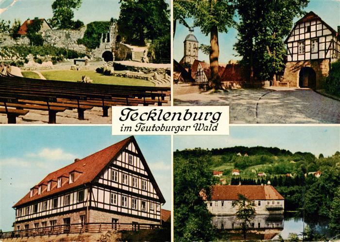Tecklenburg Steinfurt NRW Freilichtbuehne Leggetor Jugendherberge Wasserburg Hau