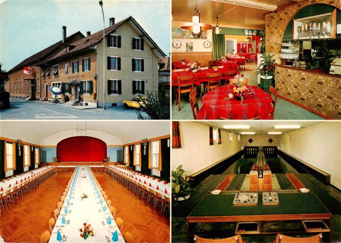 Derendingen Wasseramt SO Restaurant Saalbau Bad Gastraum Theatersaal Kegelbahn