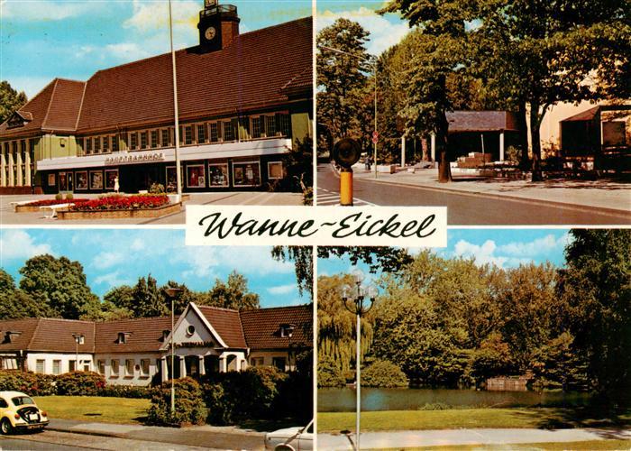 Wanne-Eickel Bahnhof Sol und Thermalbad Saalbau Stadtgarten