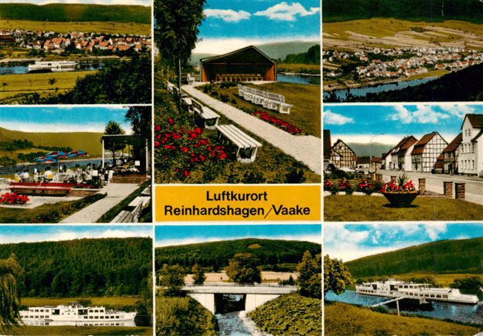 Vaake Teilansichten Panorama Fahrgastschiffe