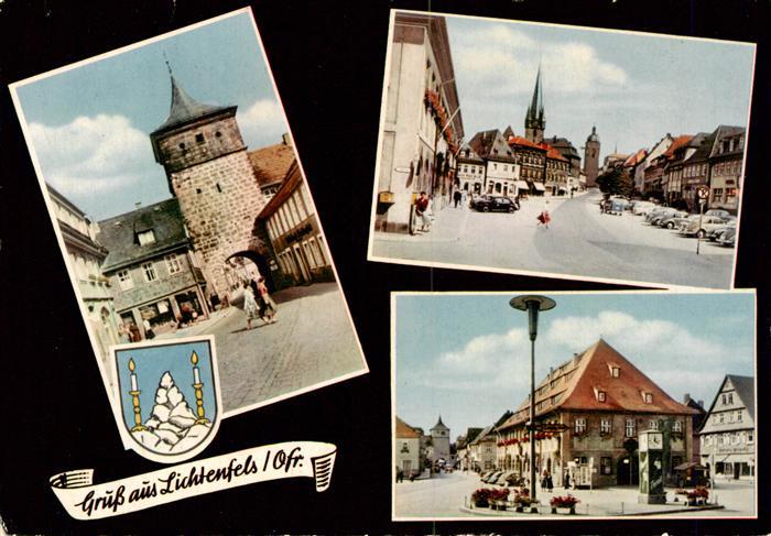 Lichtenfels Hessen Stadttor Ortspartien Marktplatz