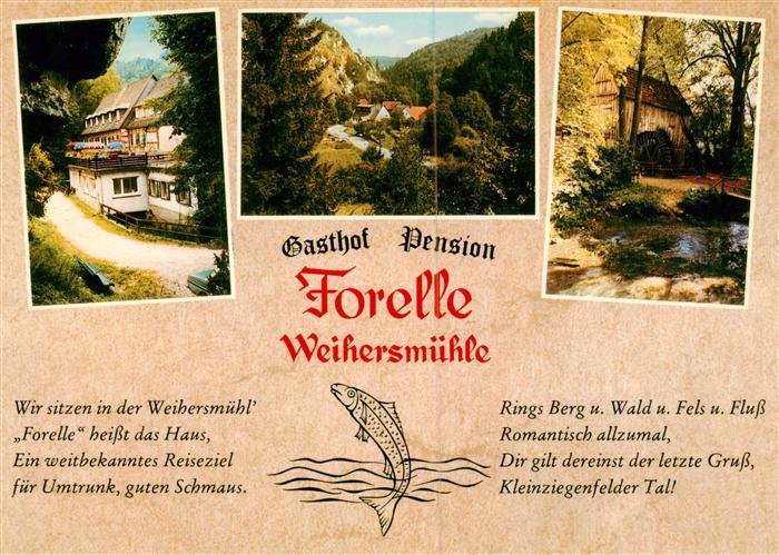 Weismain Gasthof Pension Forelle Weihersmuehle