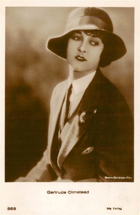 Foto Metro-Goldwyn-Film Nr. 563 Gertrude Olmstead
