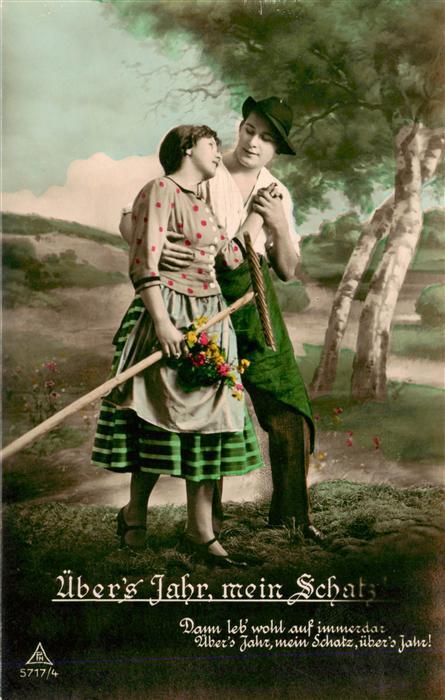 Foto PH Nr. 5717/4 Frau Mann Liebespaar Hut