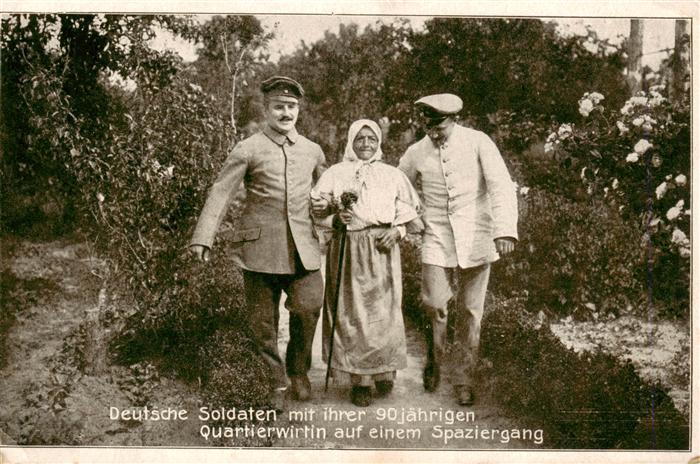 Soldatenleben Spazirgang Quartirwirtin