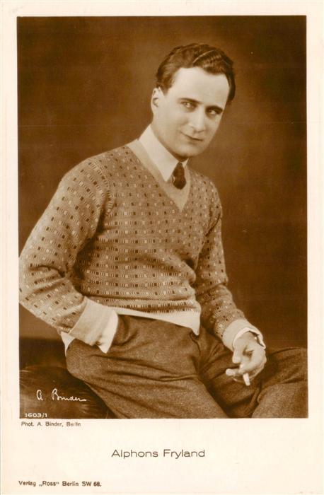 Foto Binder A Nr. 1603/1 Ross Alphons Fryland