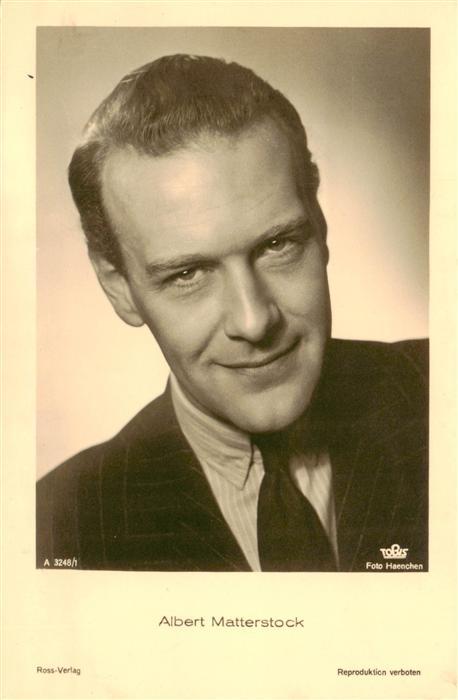 Foto Tobis Haenchen Ross-Verlag A 3248/1 Albert Matterstock