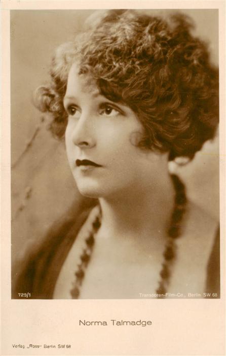 Foto Ross Nr. 729/1 Norma Talmadge
