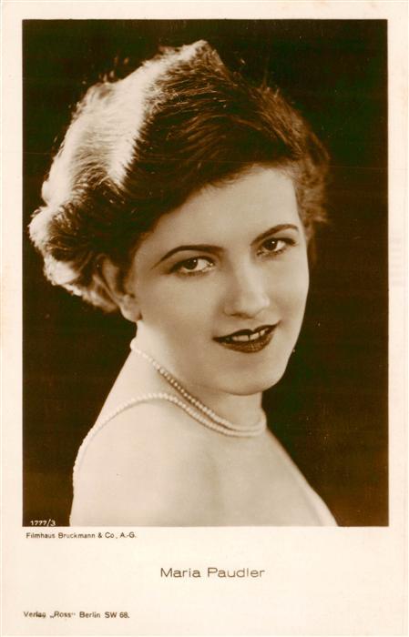 Foto Ross Nr. 1777/3 Maria Paudler
