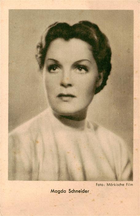 Foto Maerkische Magda Schneider