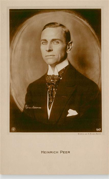 Foto NPG Nr. 547 Binder Heinrich Peer