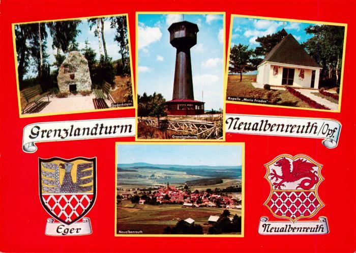 Neualbenreuth Gedenkstein Grenzlandturm Kapelle Maria Frieden Ortsansicht