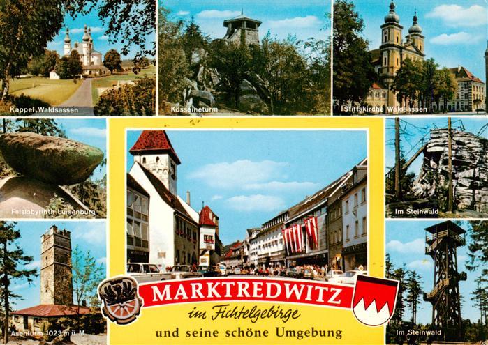Marktredwitz Kappel Waldsassen Koesseinturm Stitftskirche Waldsassen Asenturm Im