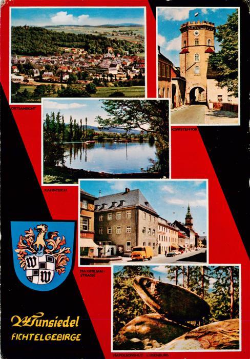 Wunsiedel Panorama Kahnteich Maximilianstrasse Koppetentor