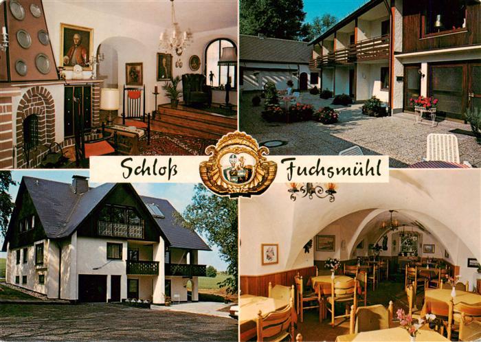 Fuchsmuehl Schloss Fuchsmuehl Kaminzimmer Gaststube