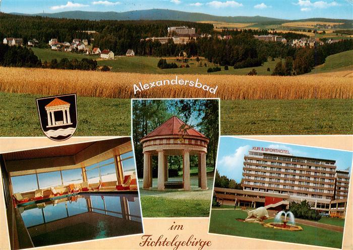 Alexandersbad Bad Panorama Hallenbad Kur und Sporthotel