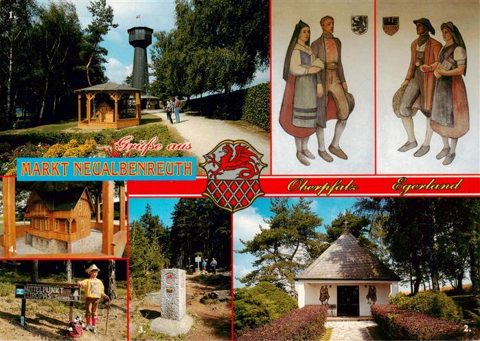 Neualbenreuth Grenzlandturm Mariafrieden Kapelle Mittelpunktstein am Tillenberg