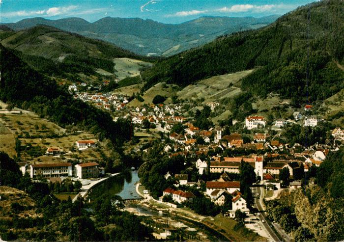 Wolfach Schwarzwald Fliegeraufnahme