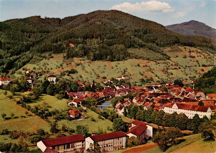 Wolfach Schwarzwald Fliegeraufnahme