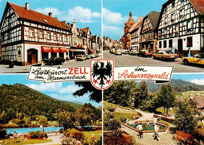 Zell Harmersbach Hauptstrasse Schwimmbad Kuranlagen