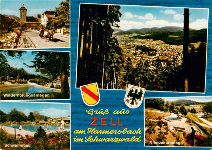 Zell Harmersbach Storchenturm Walderholungsanlagen Schwimmbad Kneippkuranlage