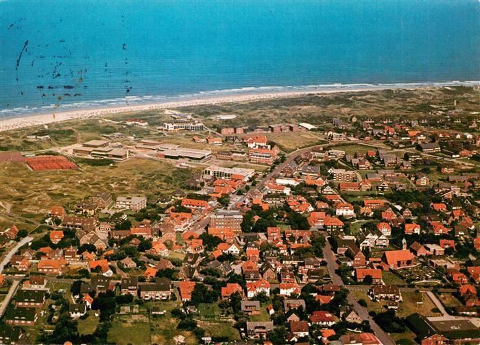 Langeoog Nordseebad Fliegeraufnahme
