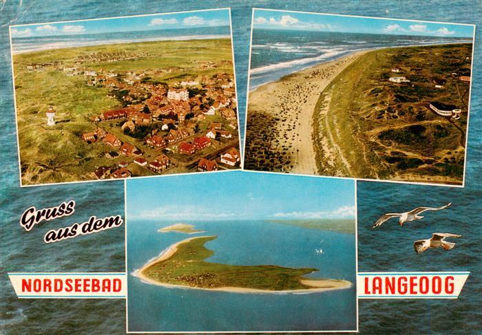Langeoog Nordseebad Fliegeraufnahme