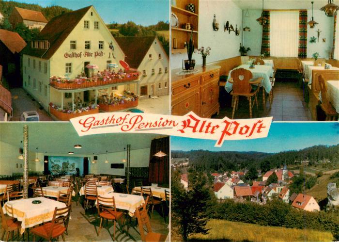 Obertrubach Gasthof Pension Alte Post Gastraeume Ortpartie