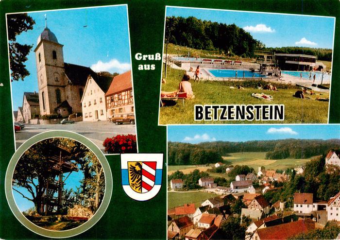 Betzenstein Kirche Freibad Ortsansicht